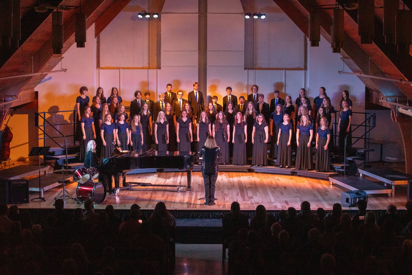 Valley Troubadours choir performing on stage
